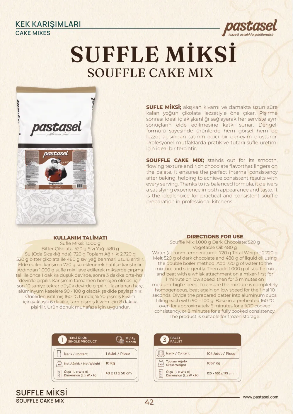 Katalog sayfa 43: Suffle Miksi (Kek Karışımları)